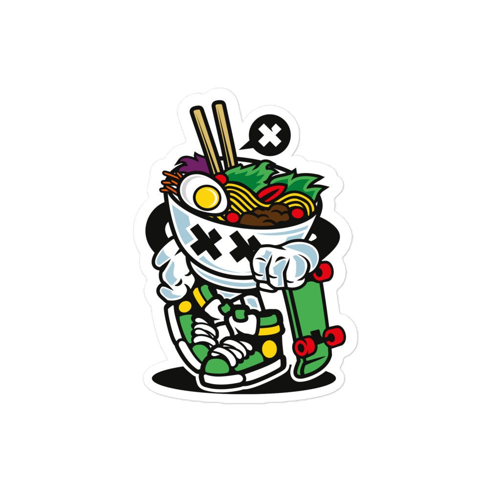 Ramen Style Vinyl Decal - Graphic Punks