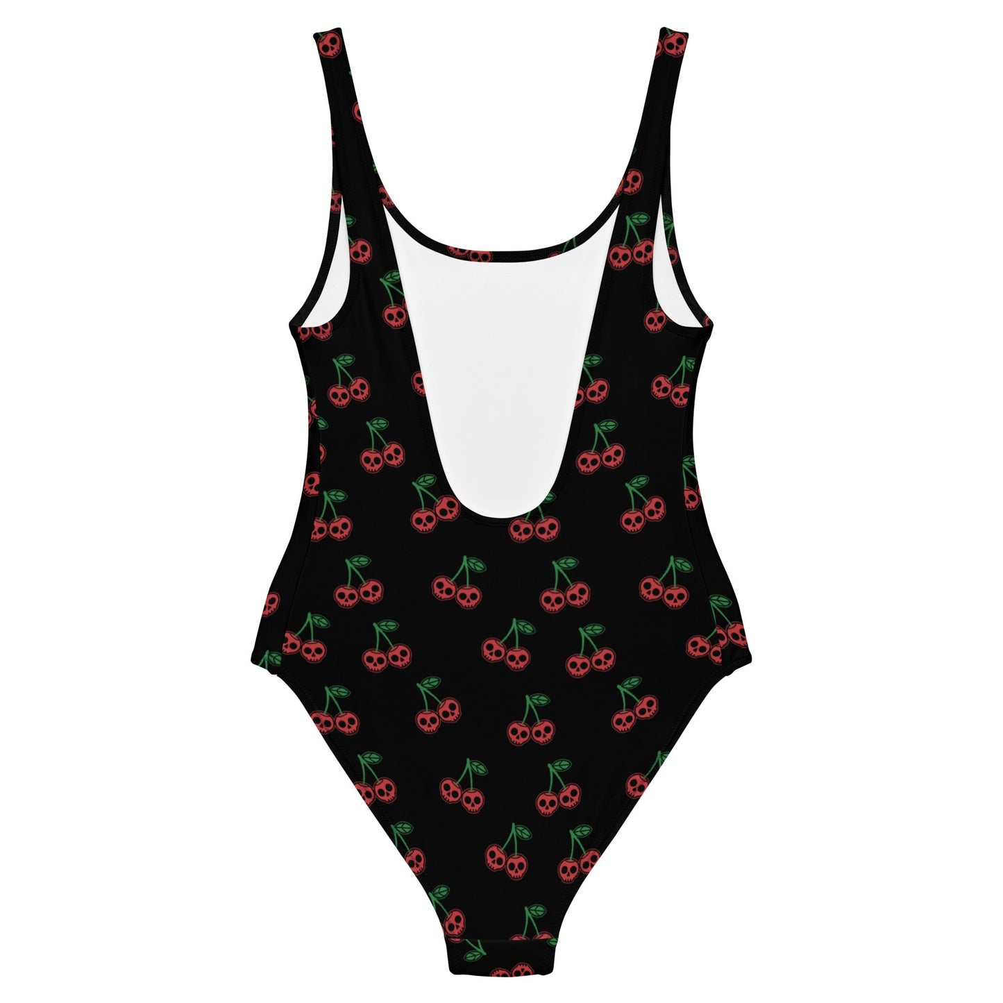 Skull Cherries One - Piece Swimsuit - Graphic Punks