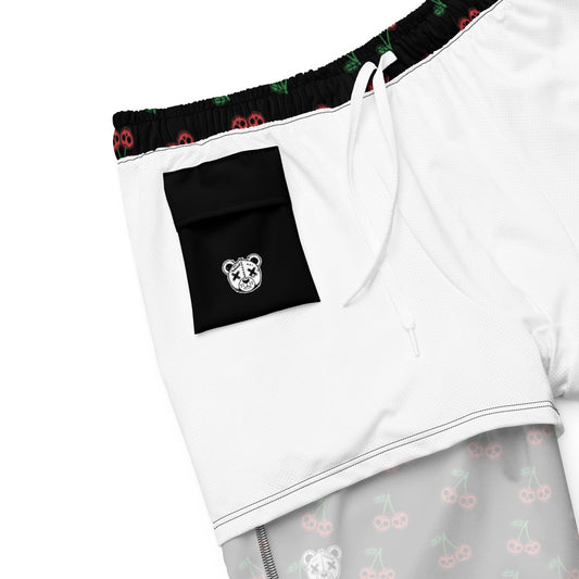Skull Cherries Swim Trunks - Graphic Punks