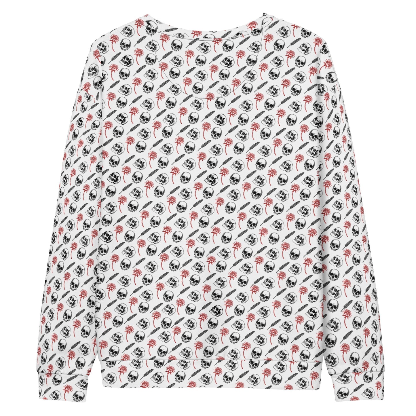 Skull Reader Cotton Sweatshirt - Graphic Punks