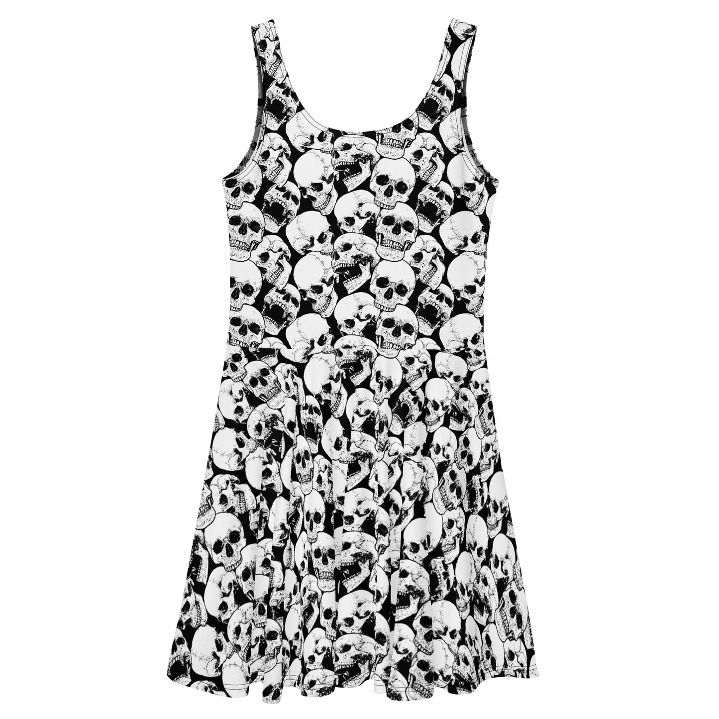 Skulls Skater Dress - Graphic Punks