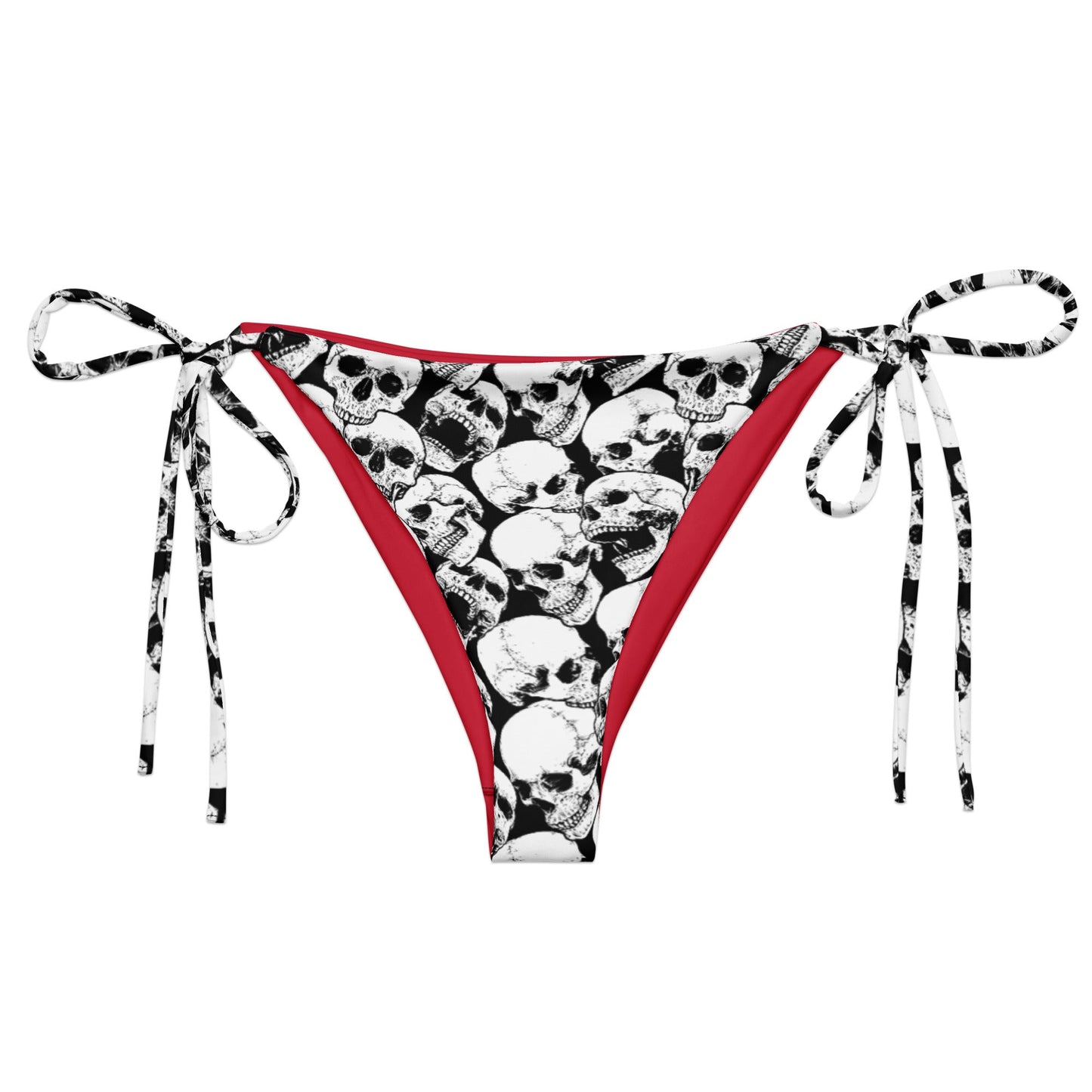 Skulls String Bikini Bottom - Graphic Punks
