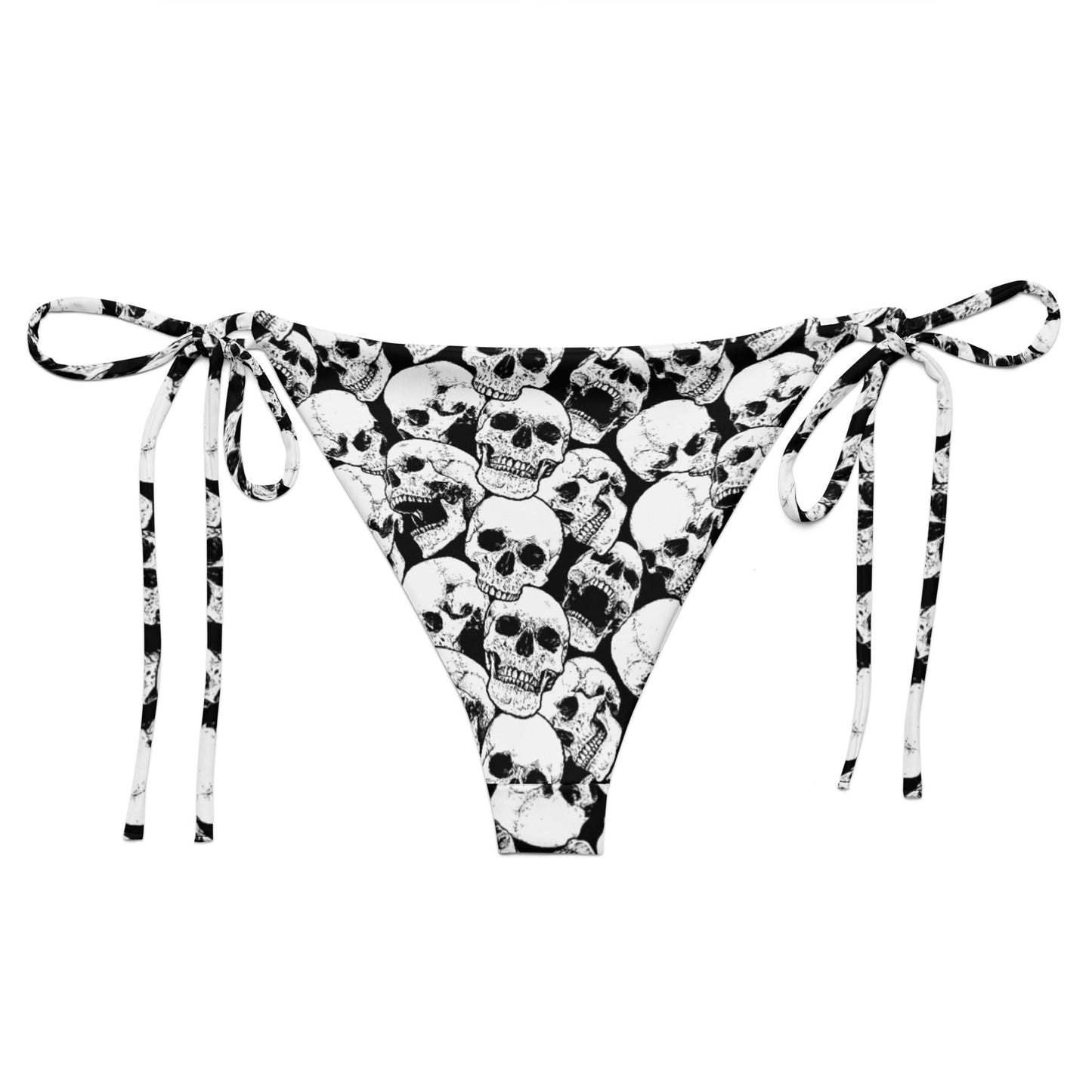 Skulls String Bikini Bottom - Graphic Punks