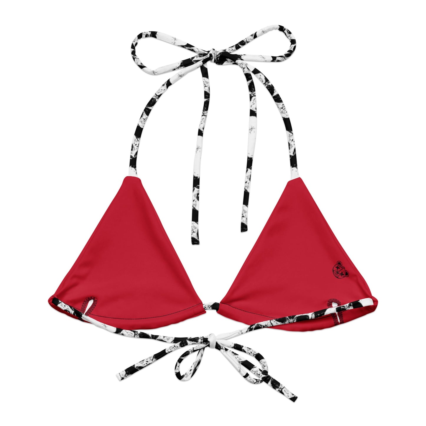 Skulls String Bikini Top - Graphic Punks