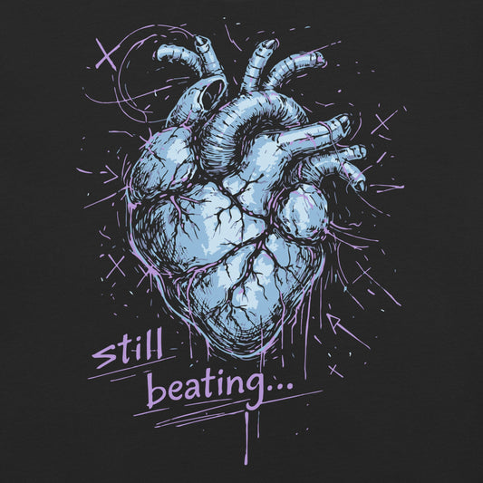 Still Beating Garment - Dyed Heavyweight T-Shirt - Graphic Punks