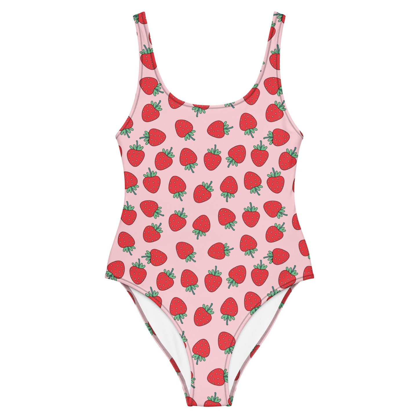Strawberry Patch One - Piece Swimsuit - Graphic Punks