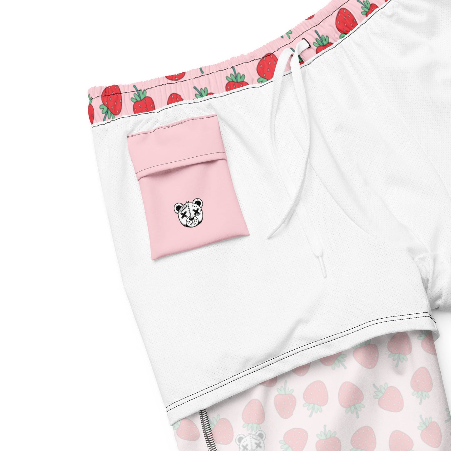 Strawberry Patch Swim Trunks - Graphic Punks
