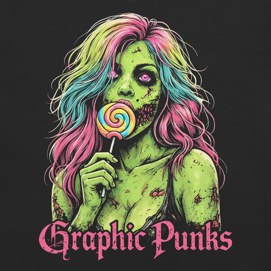 Sweet Decay Garment - Dyed Heavyweight T-Shirt - Graphic Punks