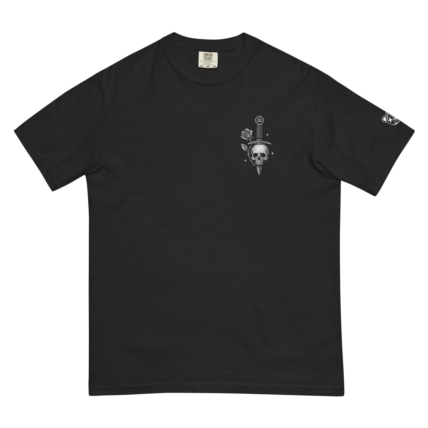 Sword & Skull Garment - Dyed Heavyweight T-Shirt - Graphic Punks