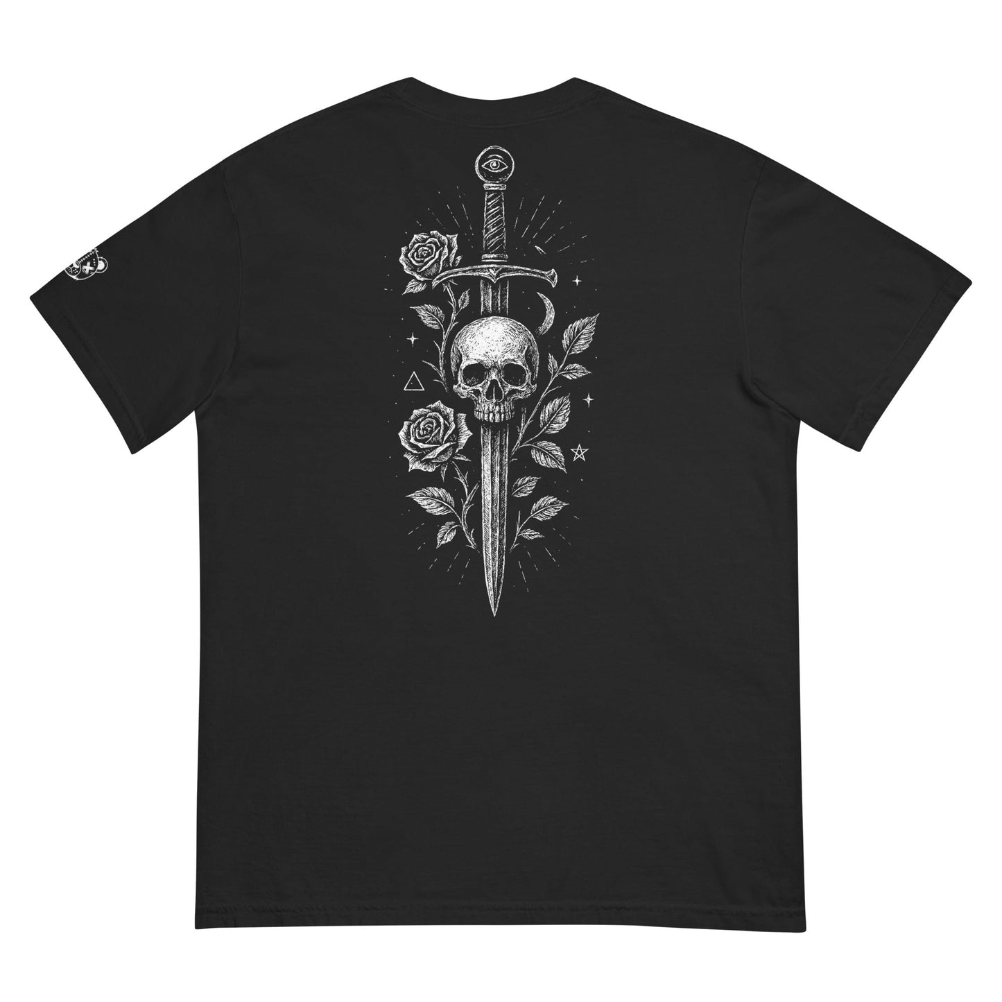 Sword & Skull Garment - Dyed Heavyweight T-Shirt - Graphic Punks