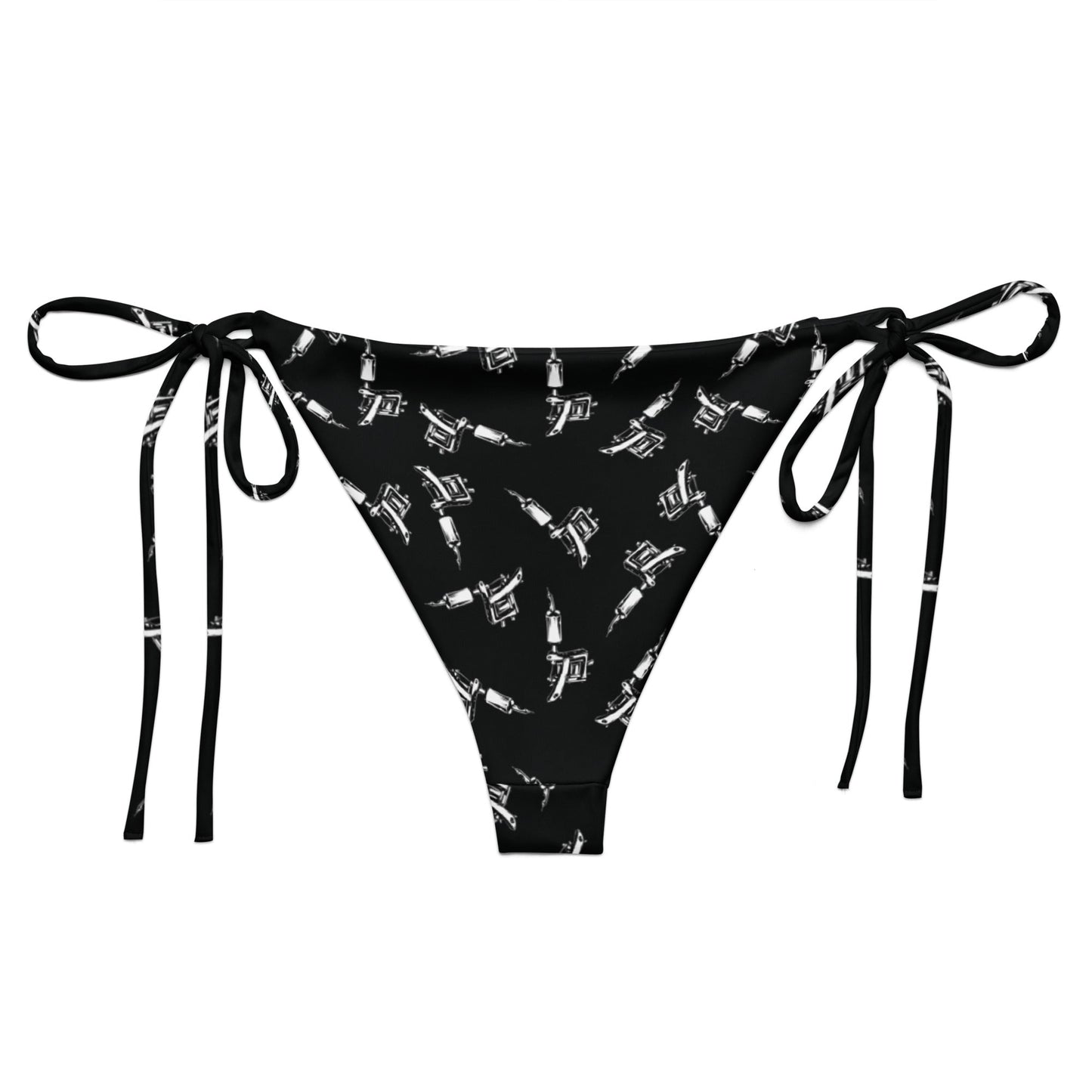 Tattoo Machine String Bikini Bottom - Graphic Punks