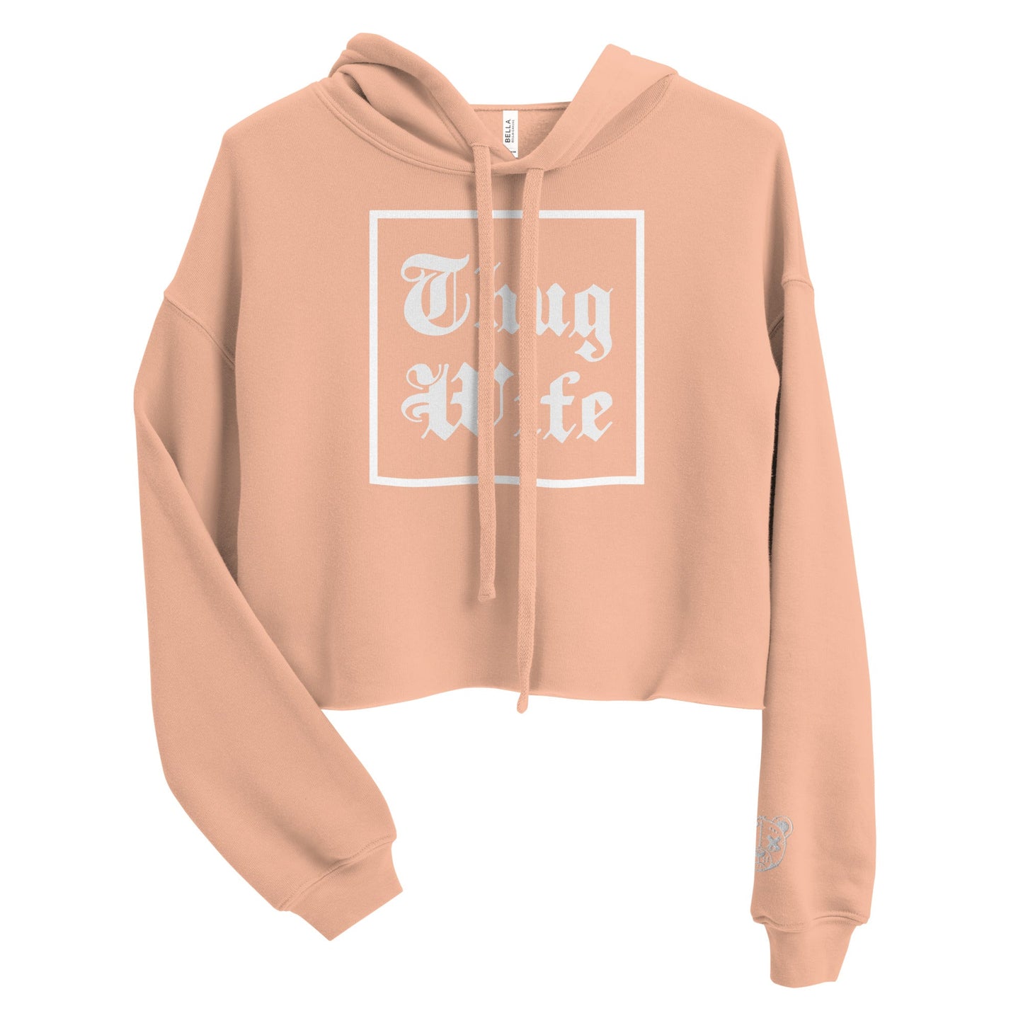 Thug Wife Crop Hoodie - Graphic Punks