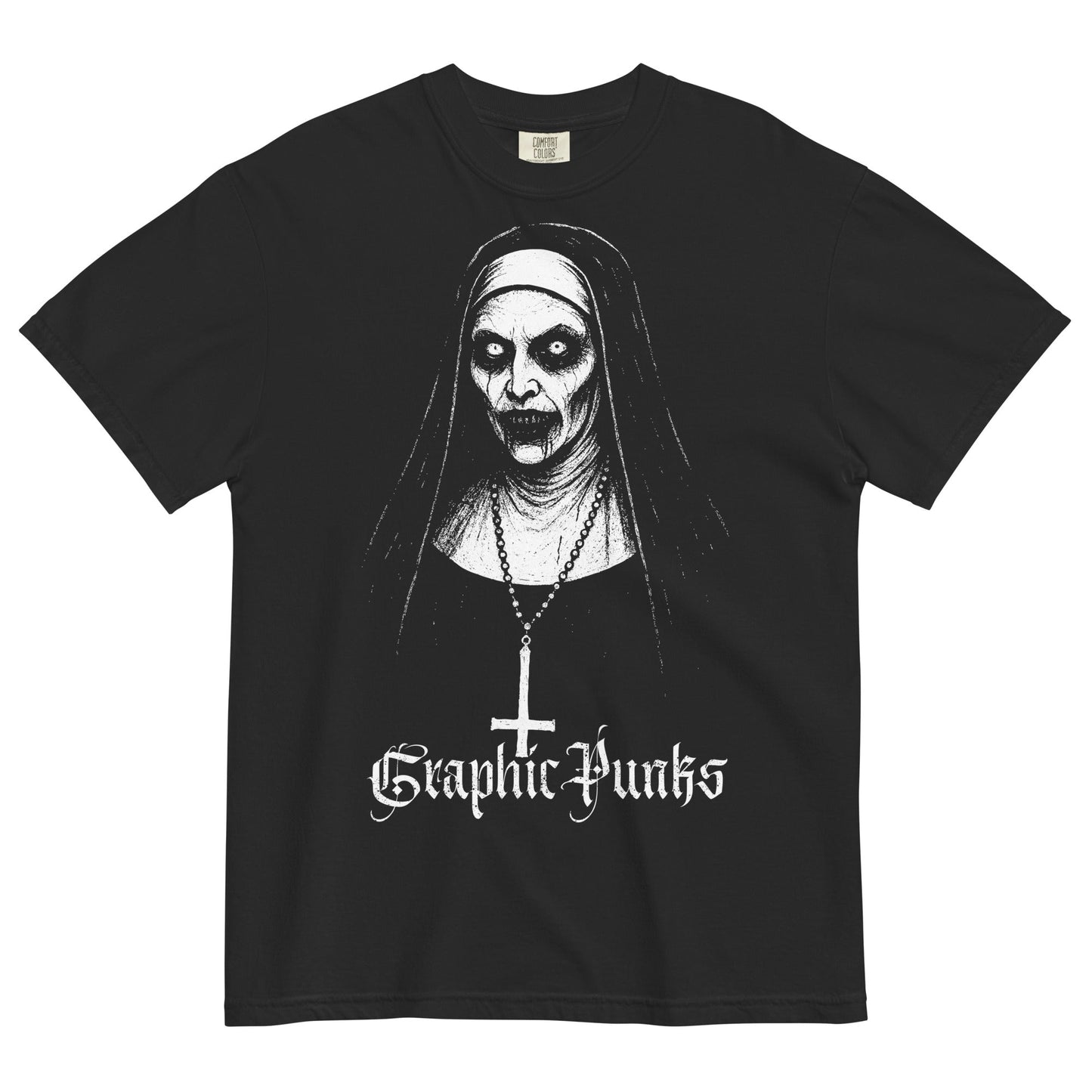 Unholy Unisex Garment - Dyed Heavyweight T-Shirt - Graphic Punks