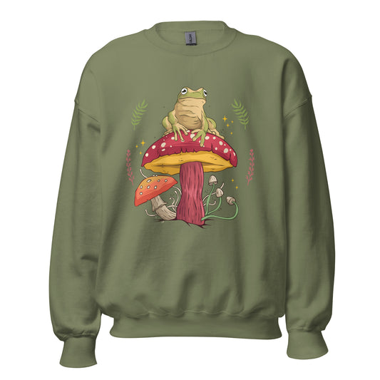 Frog & Mushroom Unisex Sweatshirt