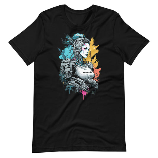 Cyberpunk Color Glitch Unisex t-shirt