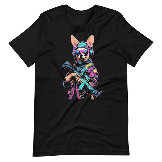 Cyber Punk Chihuahua Unisex t-shirt