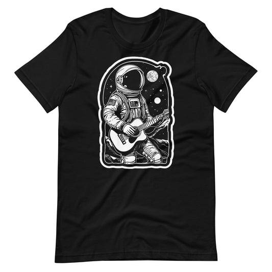 Astronaut With Guitar Unisex t-shirt