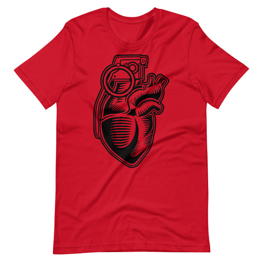 Grenade Heart Unisex t-shirt