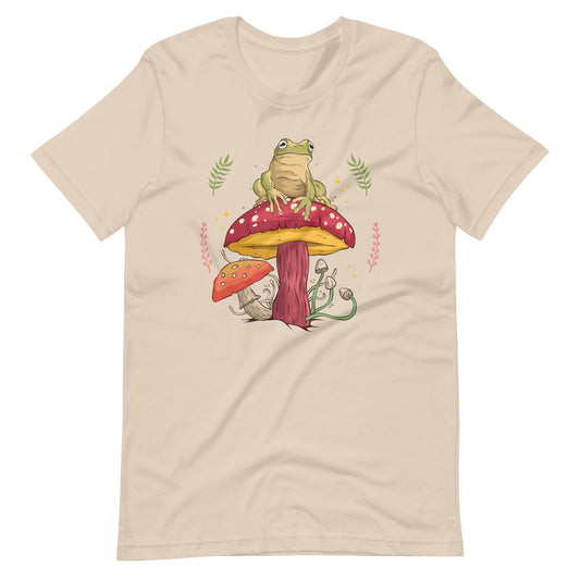 Frog & Mushroom Unisex t-shirt
