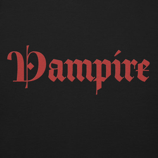 Vampire Embroidered Premium Sweatshirt - Graphic Punks