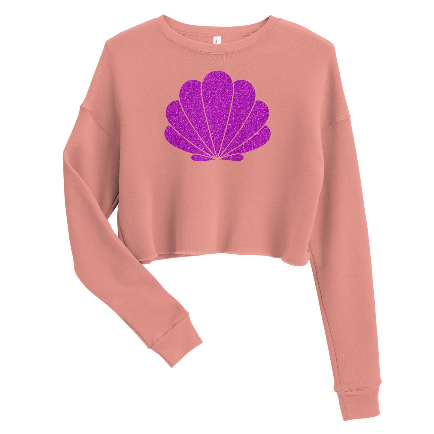 Mermaid Shell Crop Sweatshirt