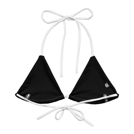 X String Bikini Top (White) - Graphic Punks