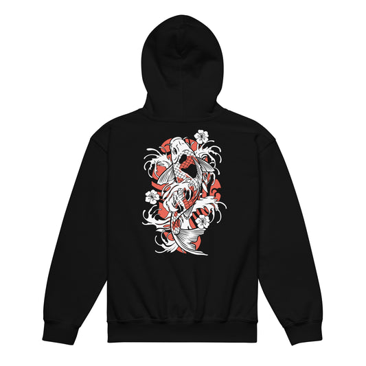 Koi Fish Youth Heavy Blend Hooded Pullover