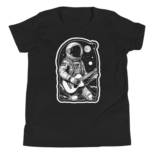 Astronaut With Guitar Youth Short Sleeve Tee