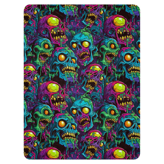 Zombie 60″×80″ Sherpa Blanket - Graphic Punks