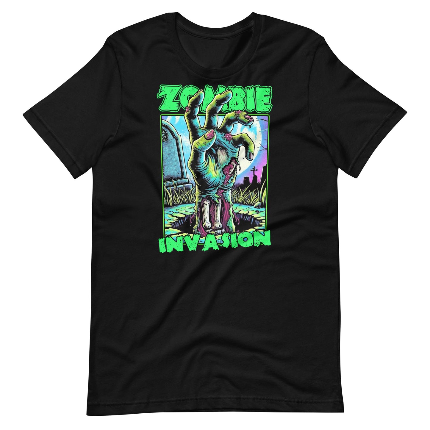 Zombie Invasion Unisex t-shirt - Graphic Punks