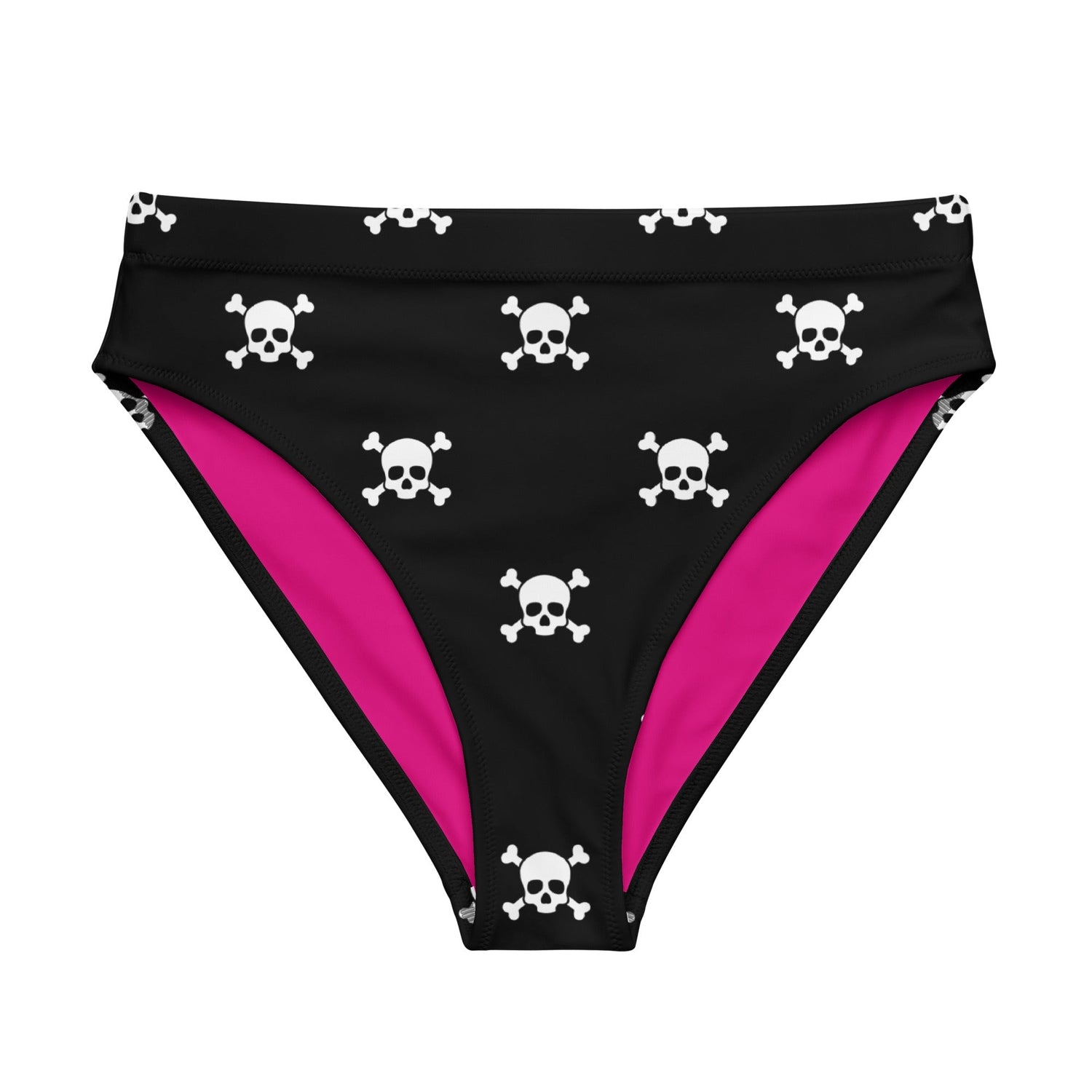 High Waisted Bikini Bottoms - Graphic Punks