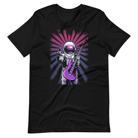 Astronaut Guitarist Unisex t - shirt - Graphic Punks