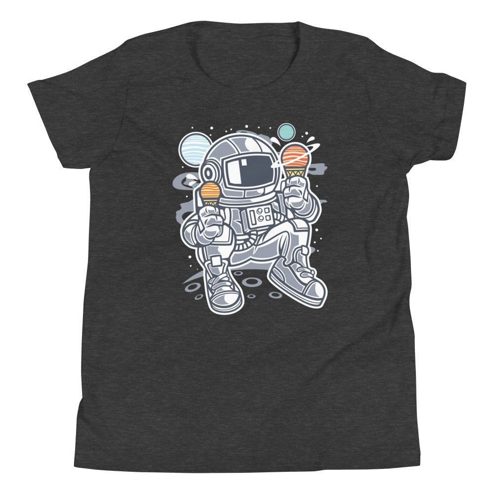 Astronaut Ice Cream Youth Short Sleeve Tee - Graphic Punks