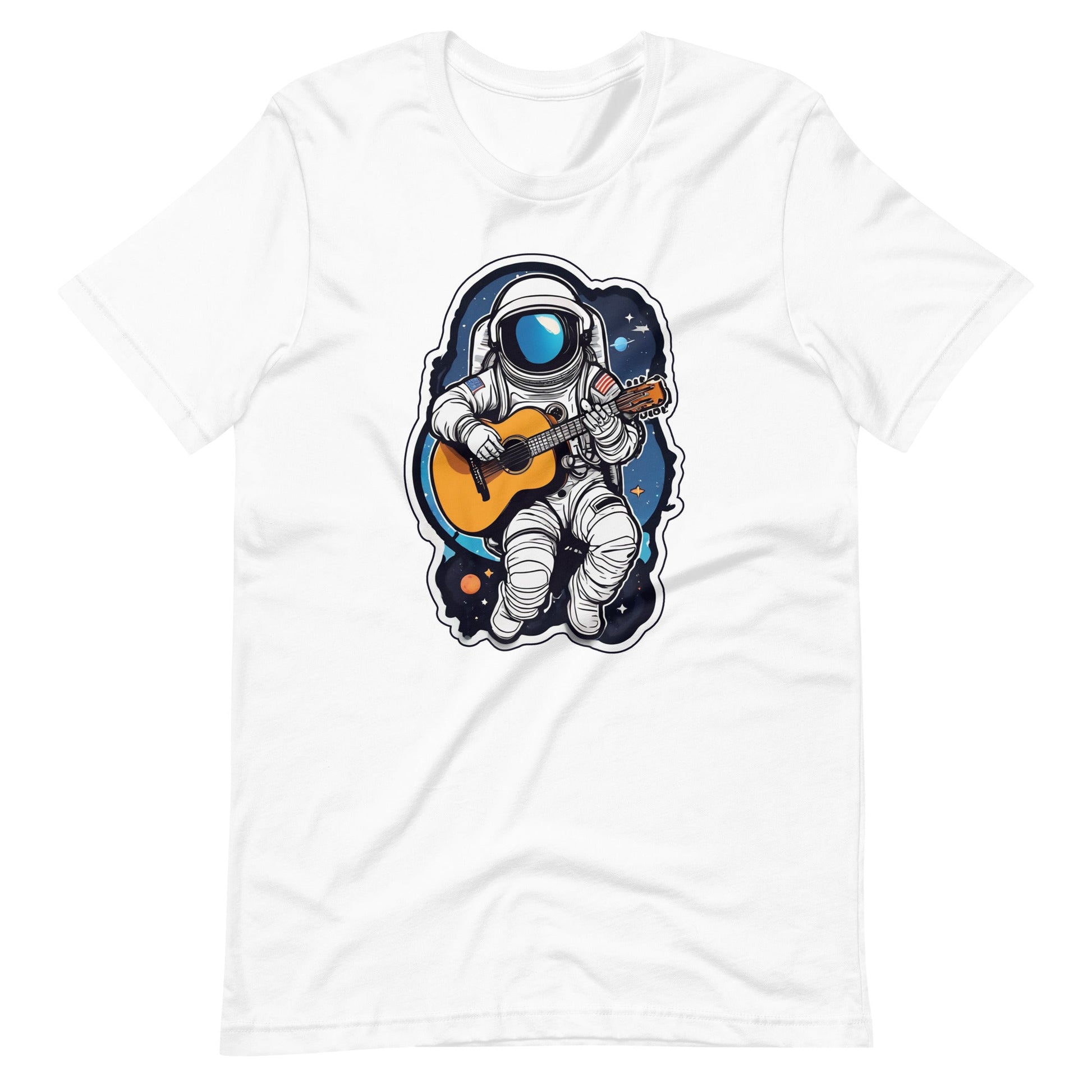 Astronaut With Guitar Unisex Tee - Graphic Punks