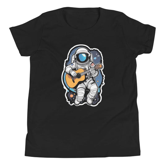 Astronaut With Guitar Youth Short Sleeve Tee - Graphic Punks