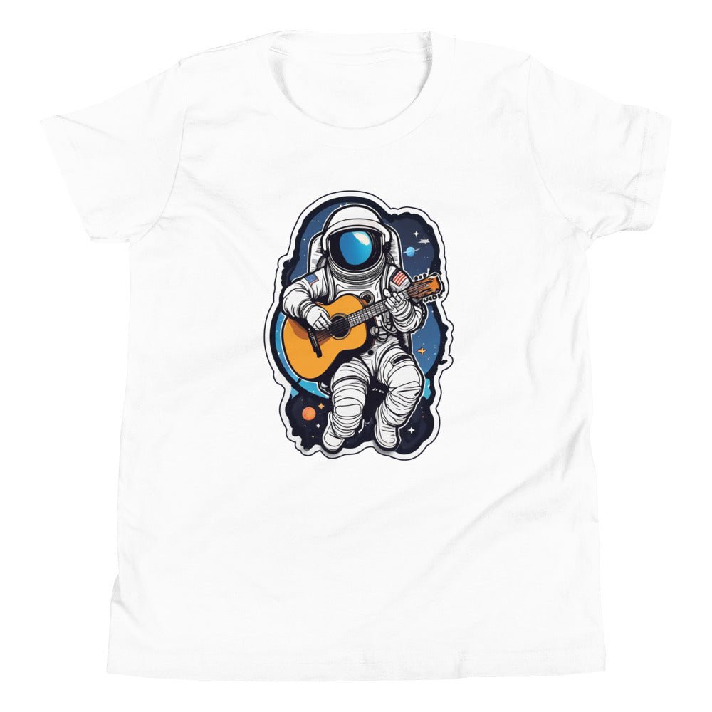 Astronaut With Guitar Youth Short Sleeve Tee - Graphic Punks