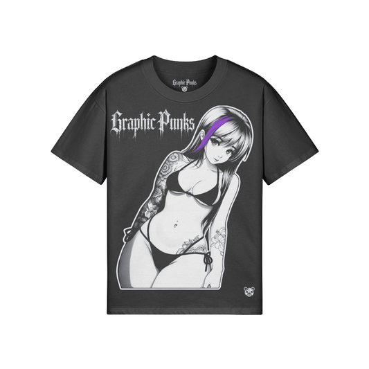 Bad Influence Oversized Tee - Graphic Punks