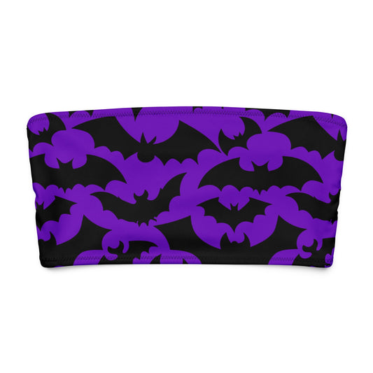 Bat Bandeau Bikini Top - Graphic Punks