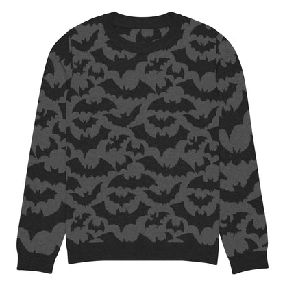 Bats Knitted Crew Neck Sweater - Graphic Punks