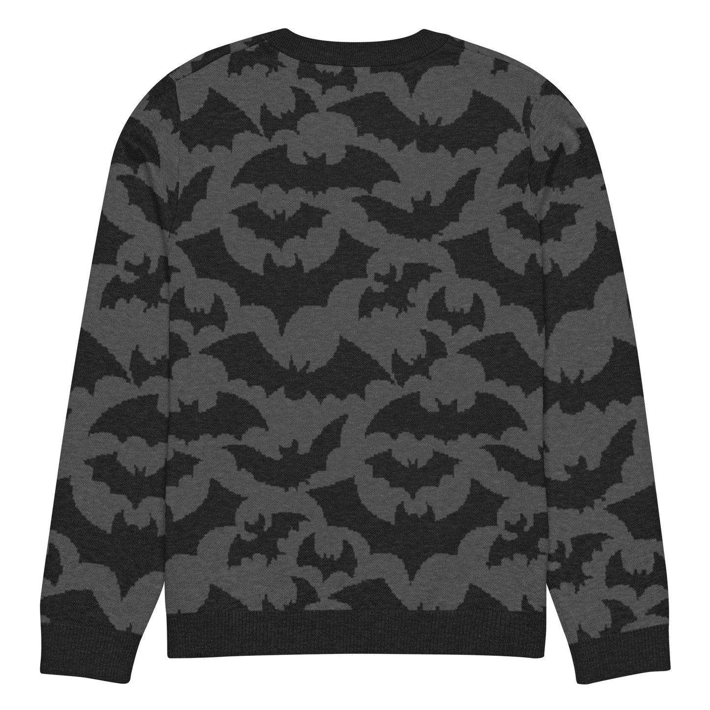 Bats Knitted Crew Neck Sweater - Graphic Punks