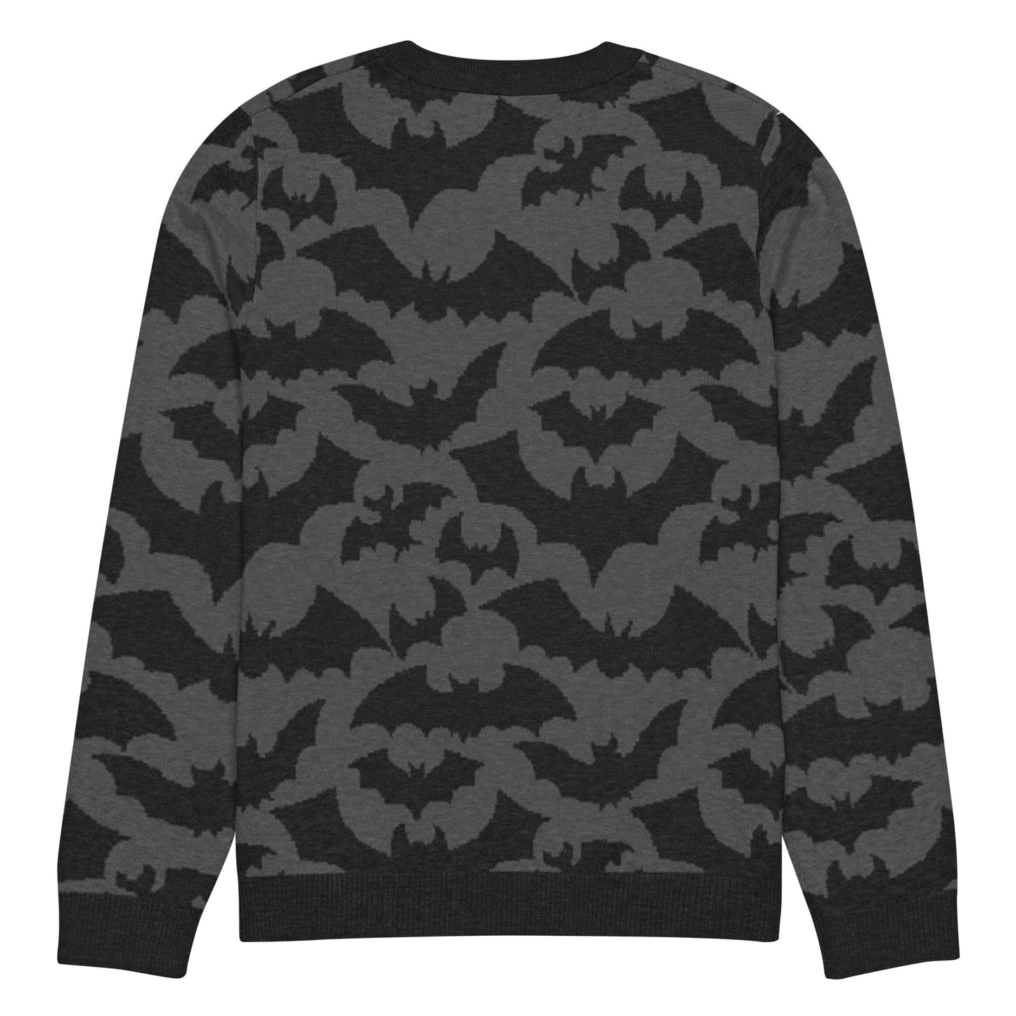 Bats Knitted Crew Neck Sweater - Graphic Punks