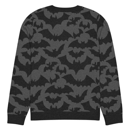 Bats Knitted Crew Neck Sweater - Graphic Punks