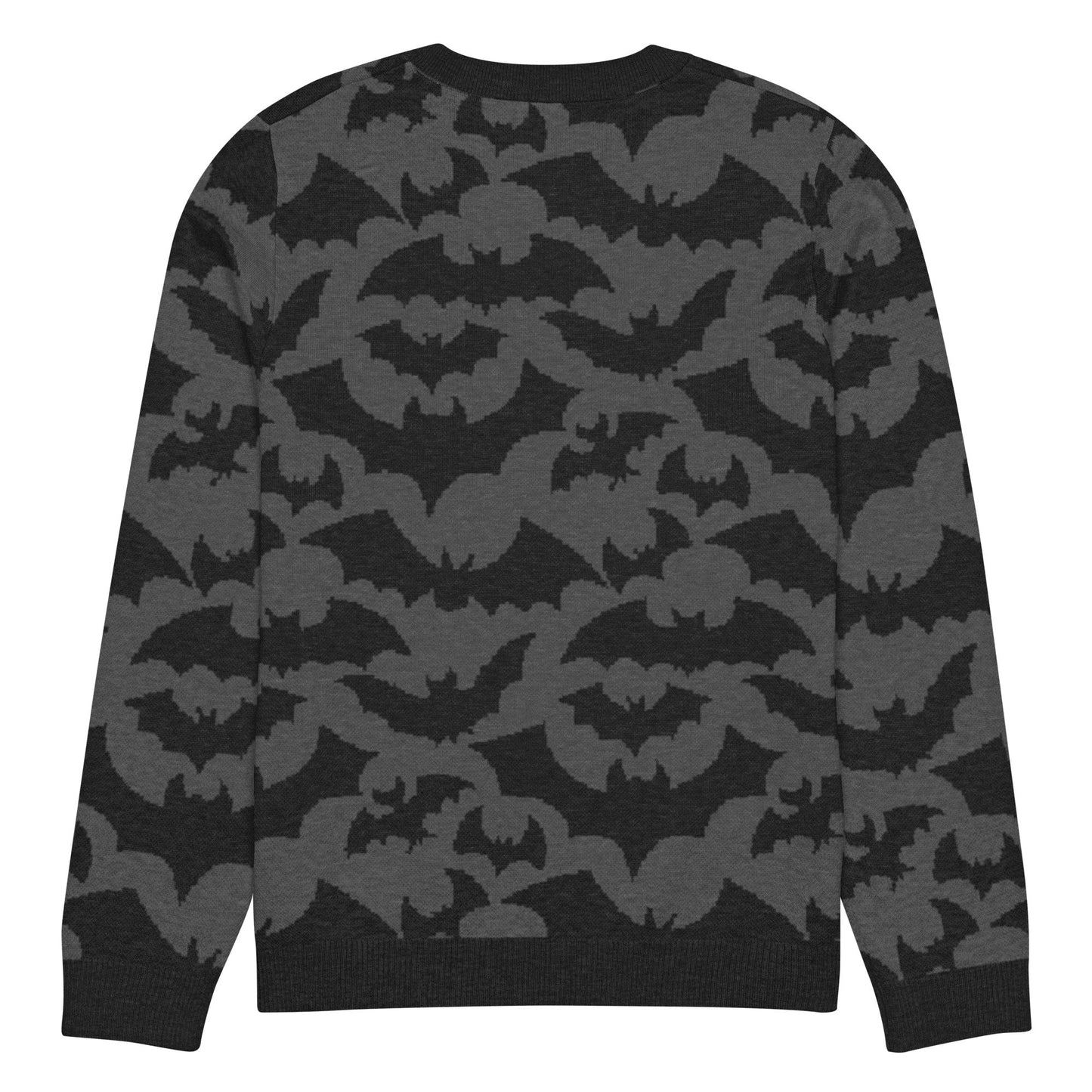 Bats Knitted Crew Neck Sweater - Graphic Punks