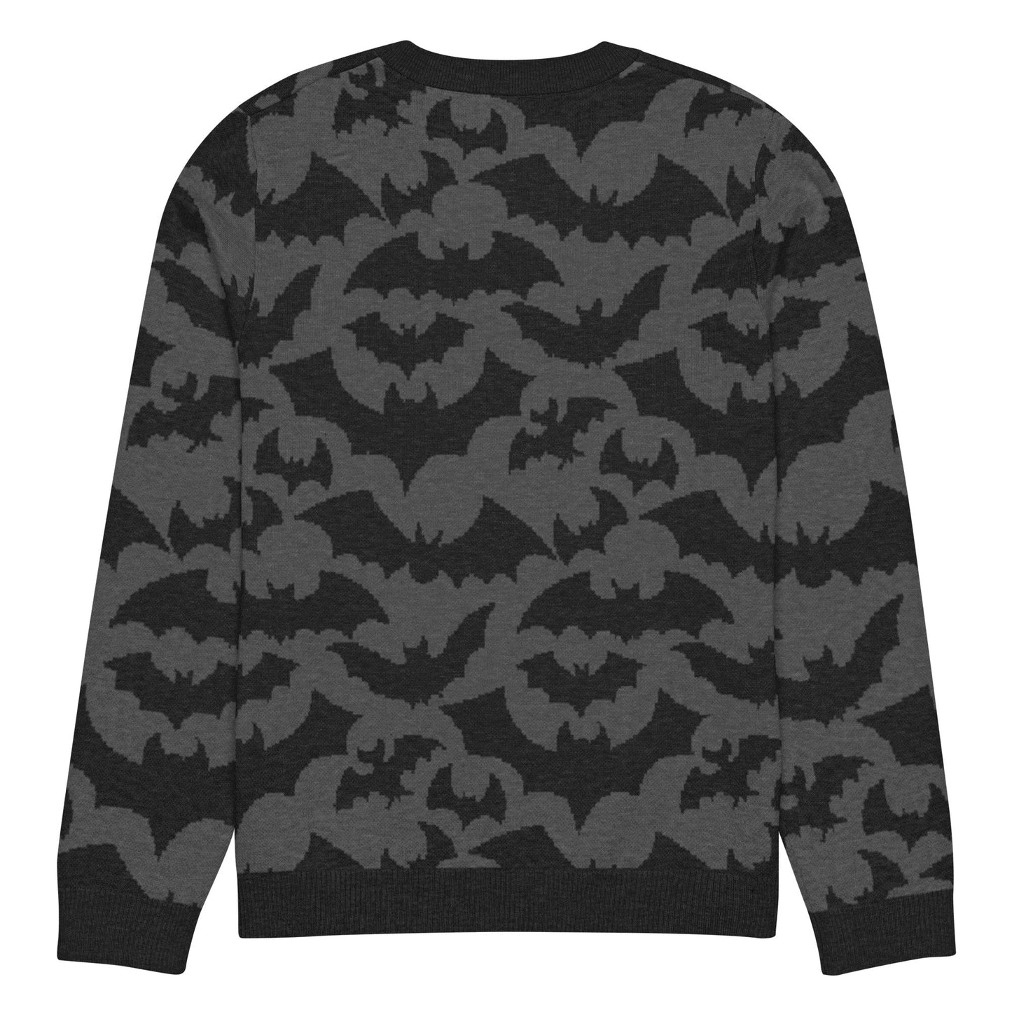 Bats Knitted Crew Neck Sweater - Graphic Punks