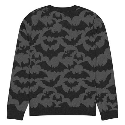 Bats Knitted Crew Neck Sweater - Graphic Punks