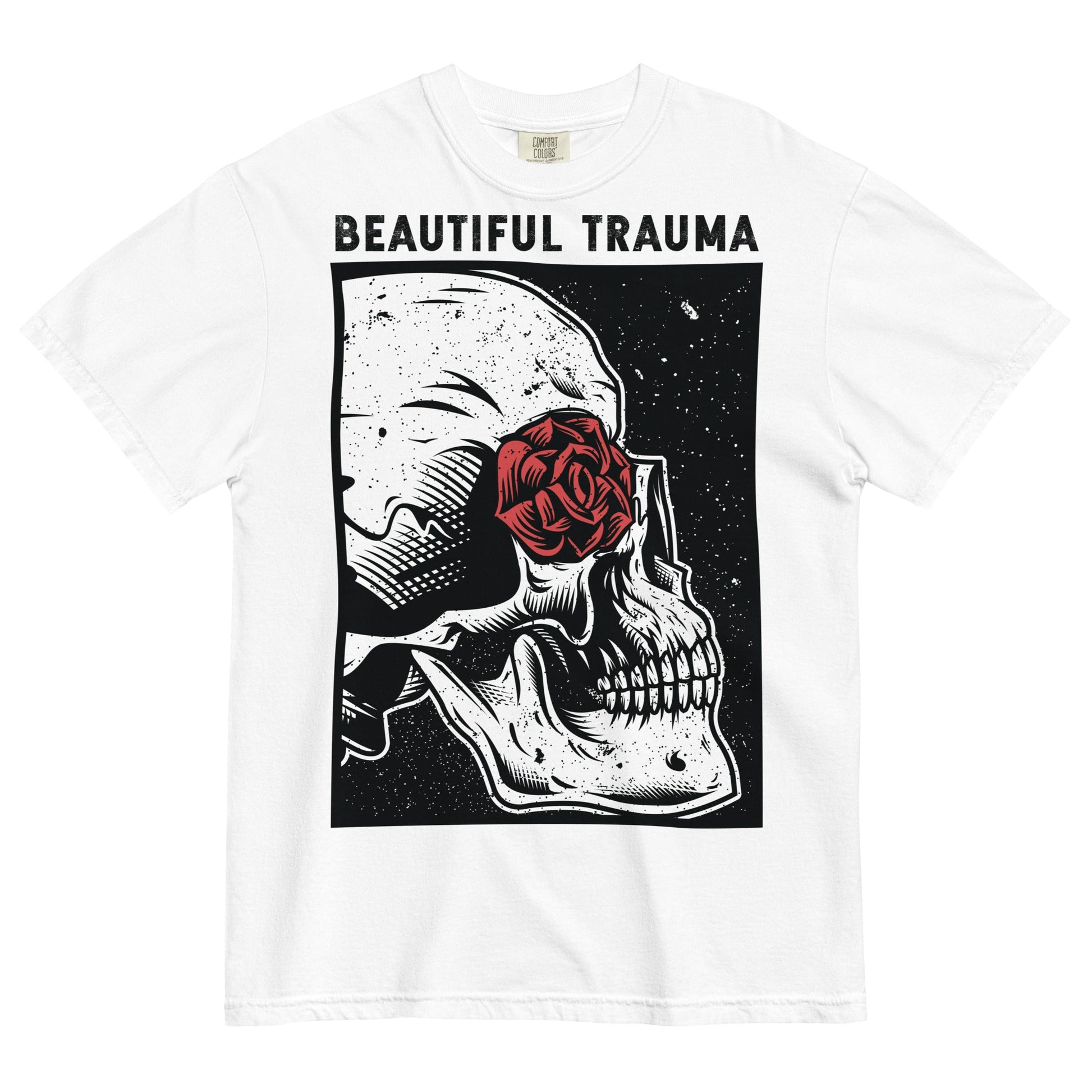 Beautiful Trauma Garment - Dyed Heavyweight T-Shirt - Graphic Punks