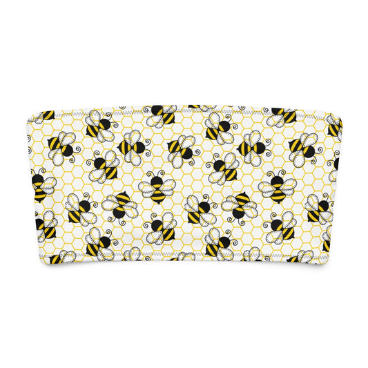 Bee HIve Bandeau Bikini Top - Graphic Punks