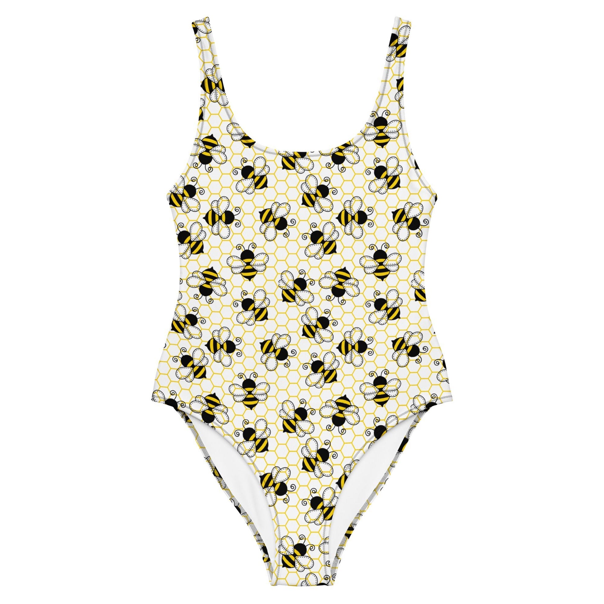 Bee Hive One - Piece Swimsuit - Graphic Punks