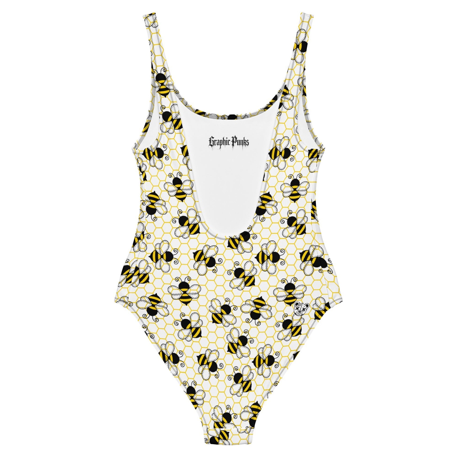 Bee Hive One - Piece Swimsuit - Graphic Punks