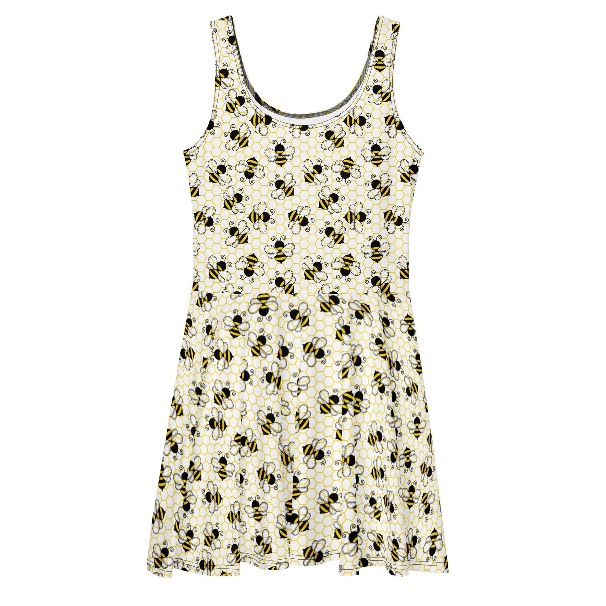 Bee Hive Skater Dress - Graphic Punks
